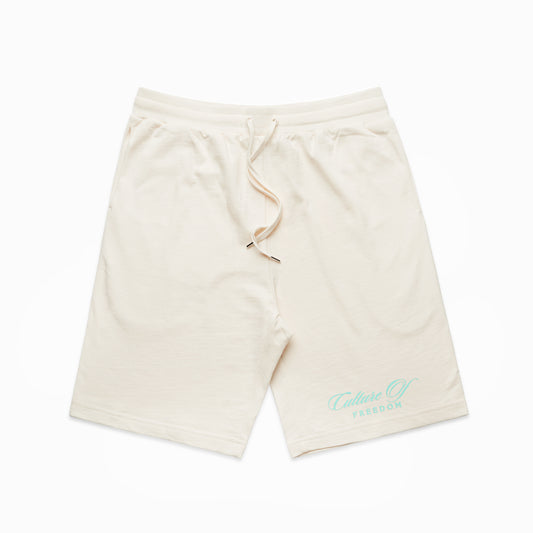 Signature Shorts | Ecru & Mint